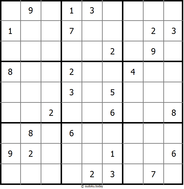 No Touch Sudoku 6. November 2025