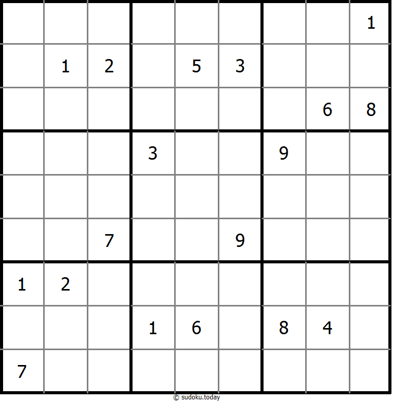 Non XV sudoku 13. Dezember 2025