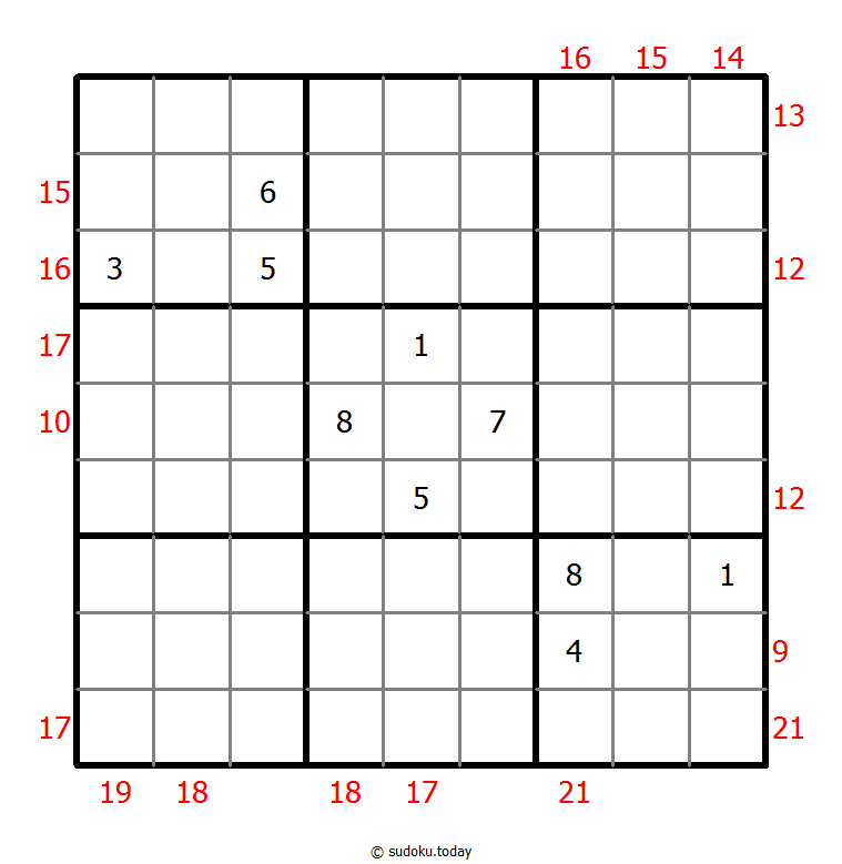 Rahmen-Summen-Sudoku
