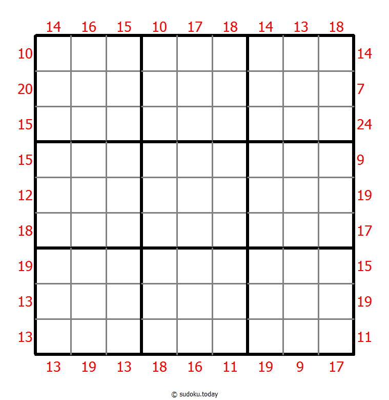 Rahmen-Summen-Sudoku