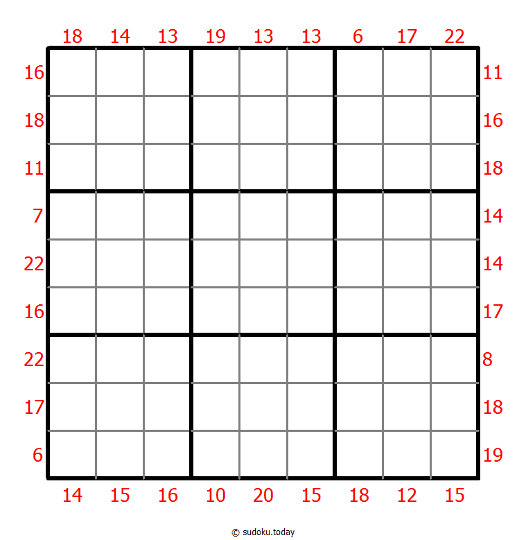 Rahmen-Summen-Sudoku