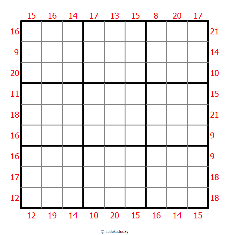 Rahmen-Summen-Sudoku