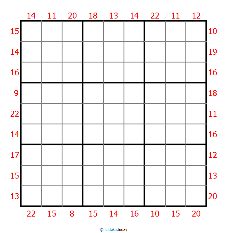 Rahmen-Summen-Sudoku