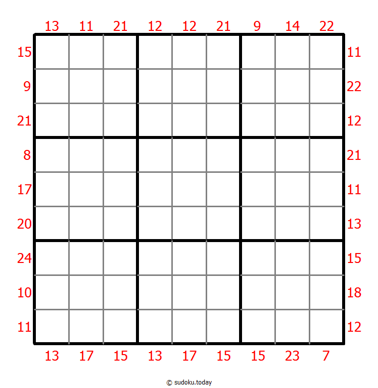 Rahmen-Summen-Sudoku