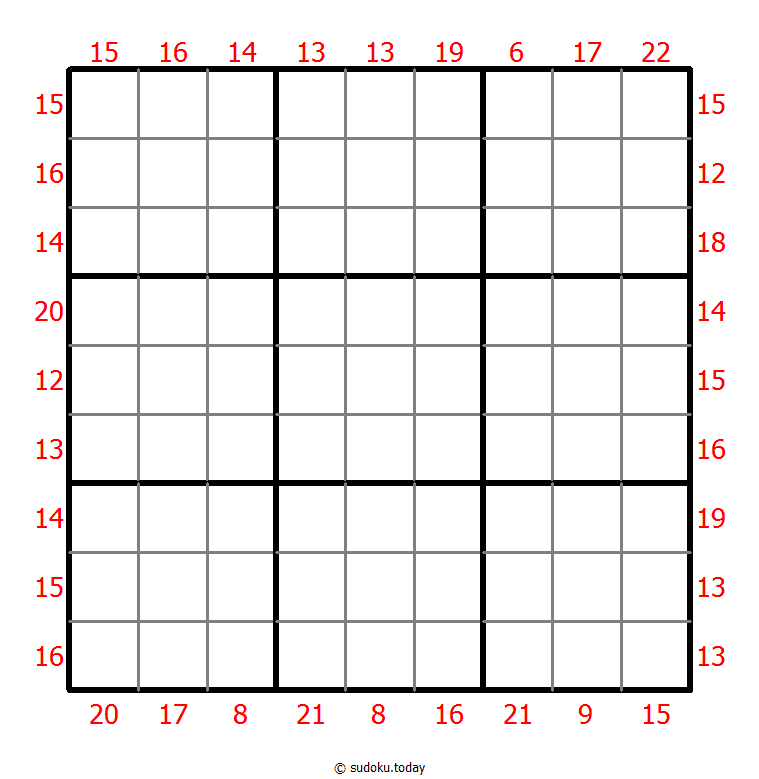 Sum Frame Sudoku 18. Dezember 2025