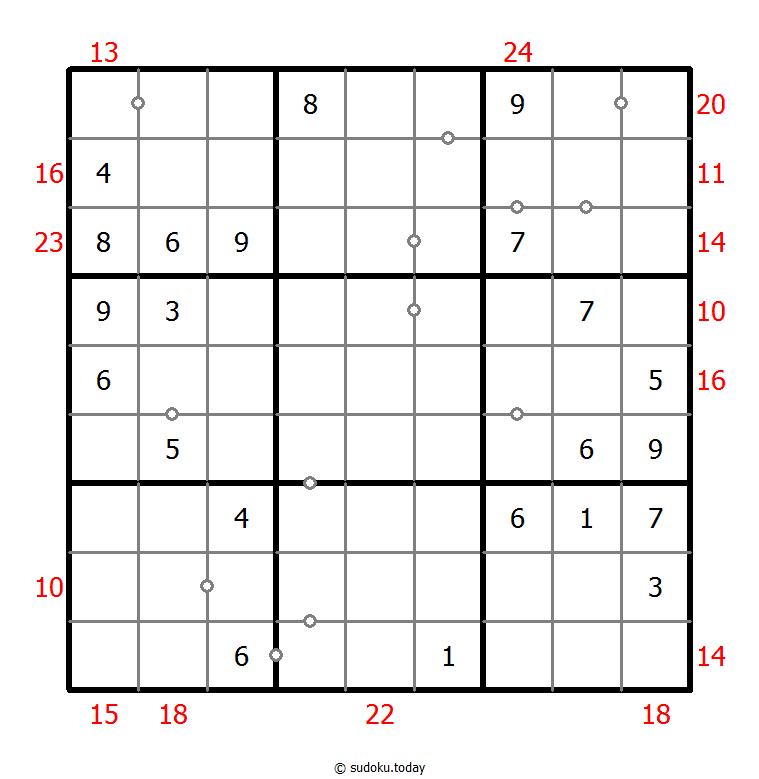Hybrid Sudoku ( Consecutive Pairs + Sum Frame ) 03. November 2025