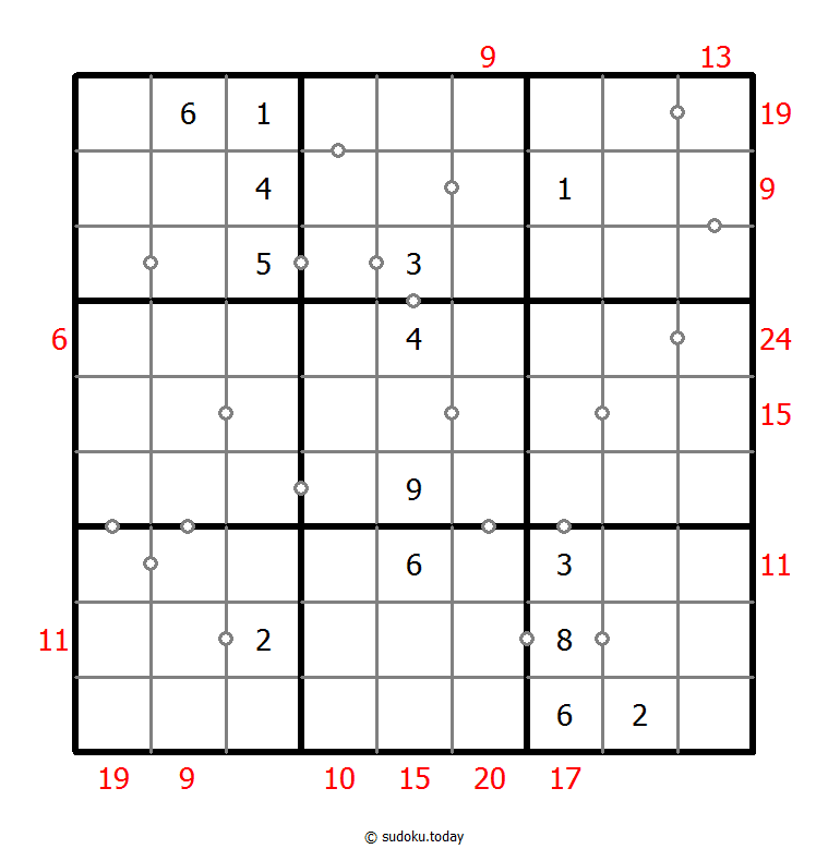 Hybrid Sudoku ( Consecutive Pairs + Sum Frame ) 30. Januar 2026