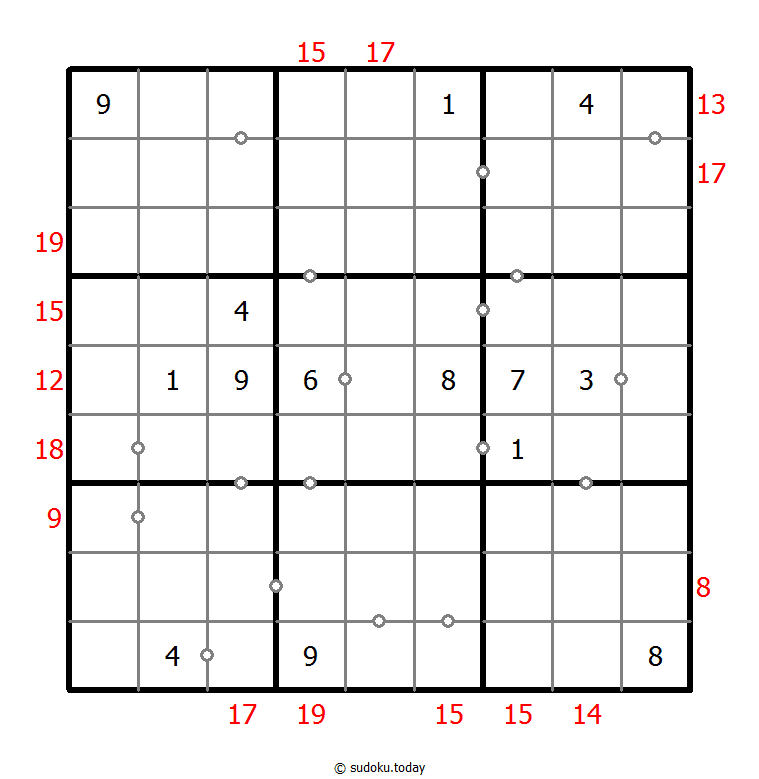 Hybrid Sudoku ( Consecutive Pairs + Sum Frame ) 03. Januar 2026