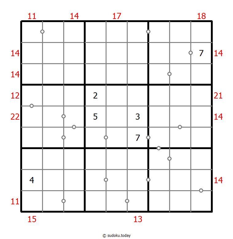 Hybrid Sudoku ( Consecutive Pairs + Sum Frame ) 25. Dezember 2025