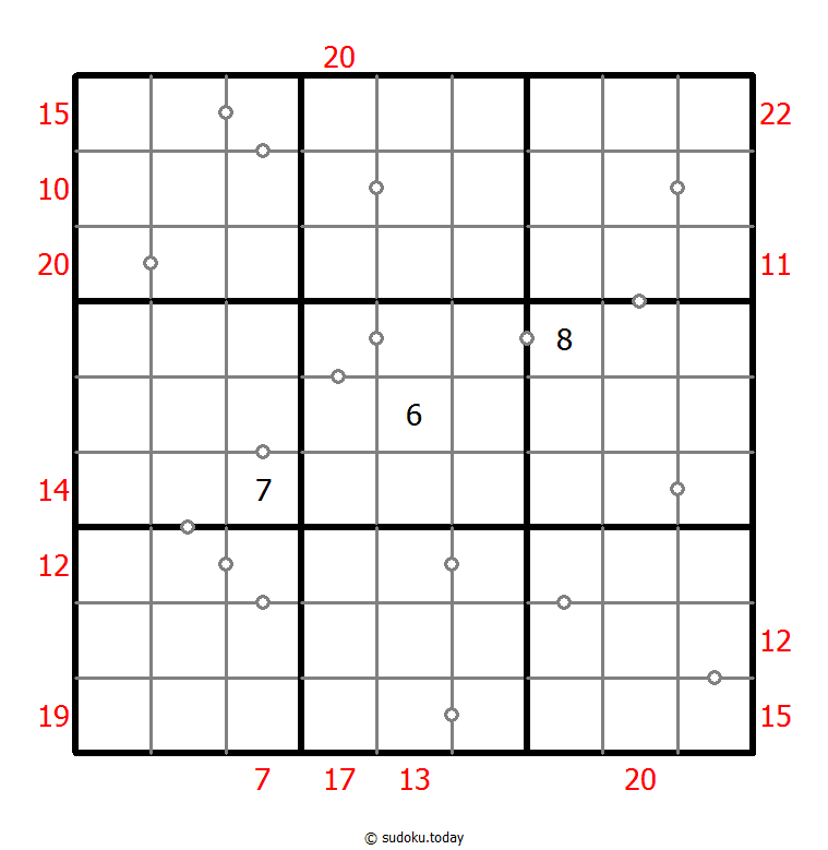Hybrid Sudoku ( Consecutive Pairs + Sum Frame ) 24. Januar 2026
