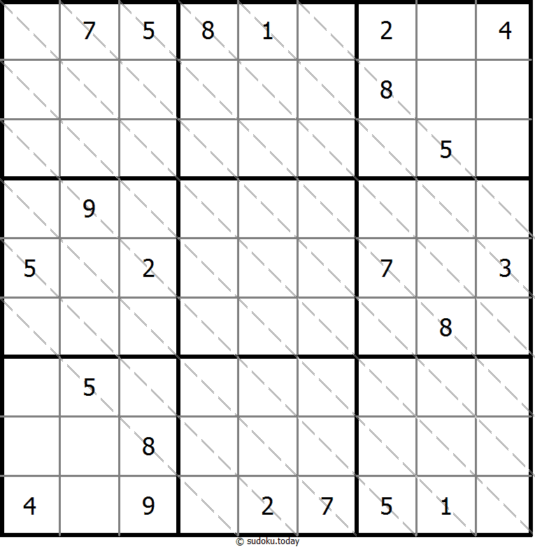 Mehrdiagonal-Sudoku