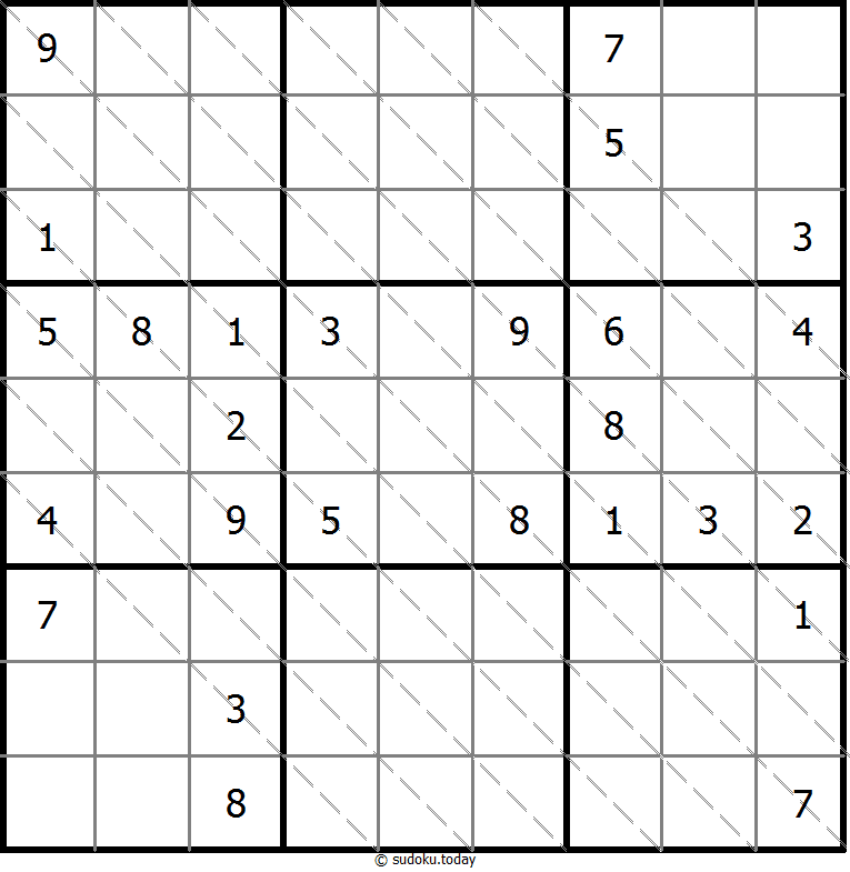 Mehrdiagonal-Sudoku