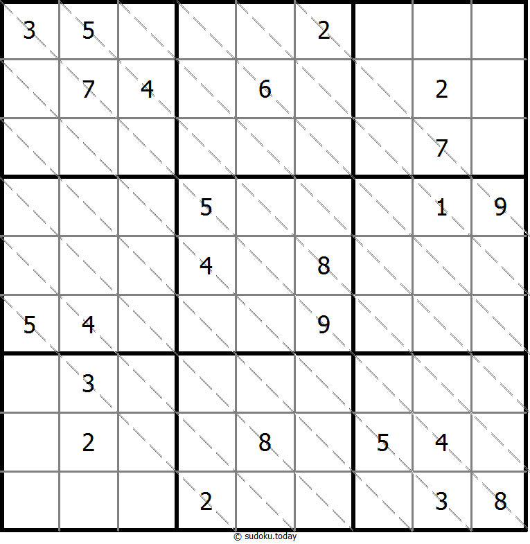 Multi Diagonal Sudoku 09. November 2025