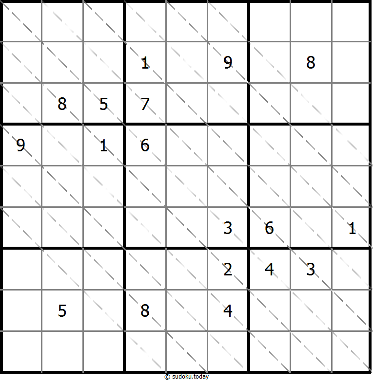 Multi Diagonal Sudoku 18. November 2025