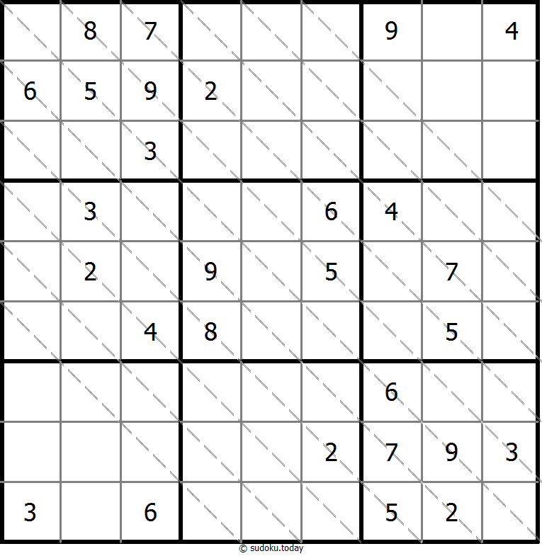 Multi Diagonal Sudoku 30. Oktober 2025