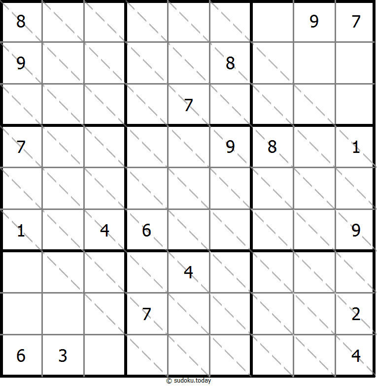 Multi Diagonal Sudoku 17. November 2025
