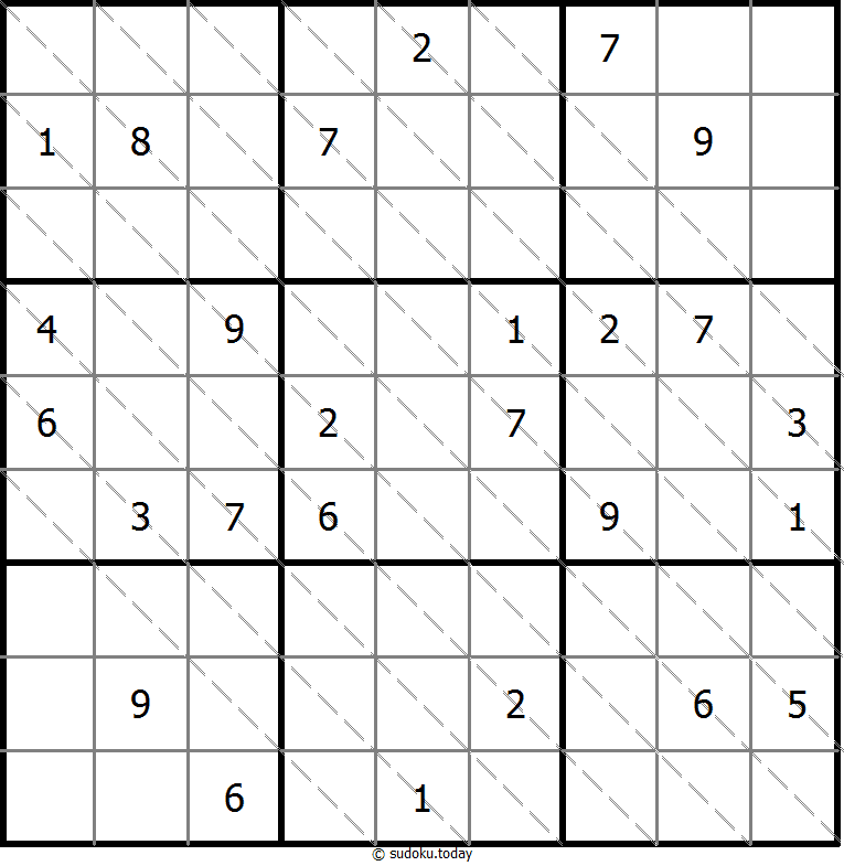 Multi Diagonal Sudoku 29. Oktober 2025