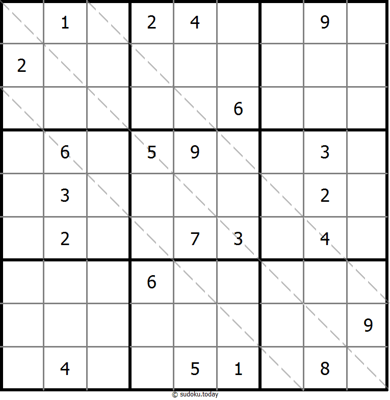 Multi Diagonal Sudoku 28. Oktober 2025