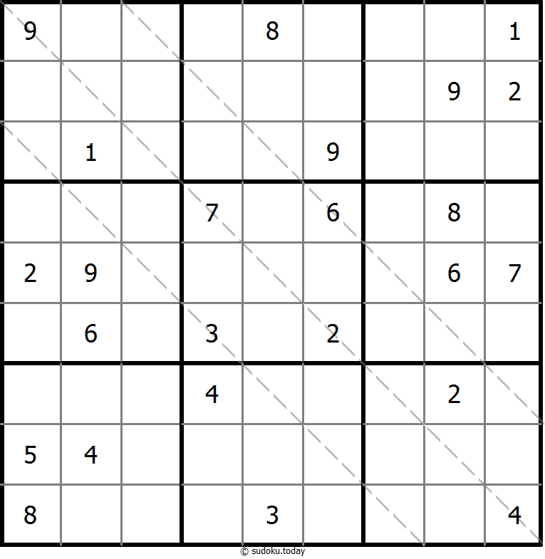 Multi Diagonal Sudoku 16. November 2025