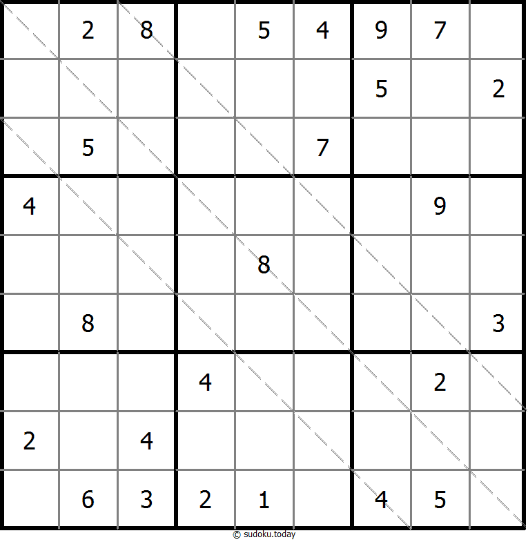 Multi Diagonal Sudoku 18. November 2025
