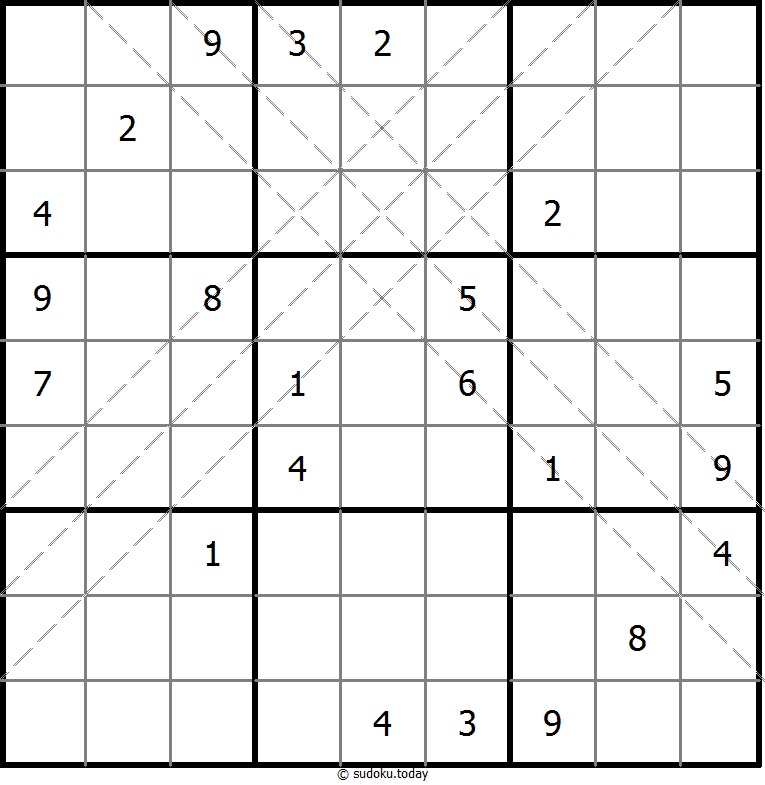 Multi Diagonal Sudoku 10. November 2025