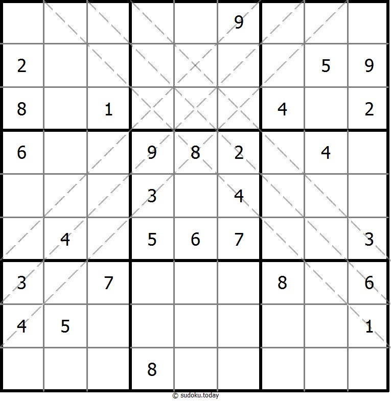 Mehrdiagonal-Sudoku