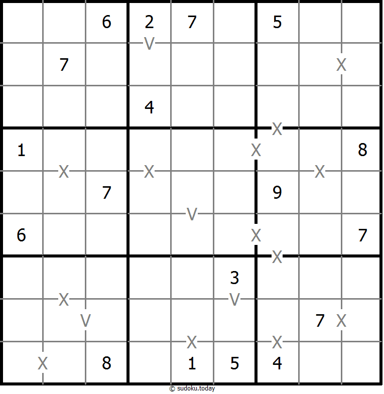 XV Sudoku 05. Januar 2026