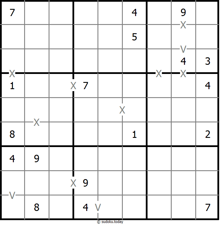 XV Sudoku 28. Dezember 2025