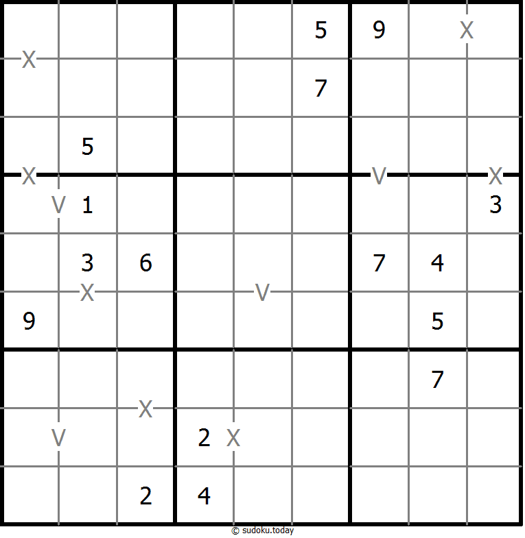 XV Sudoku 29. Dezember 2025