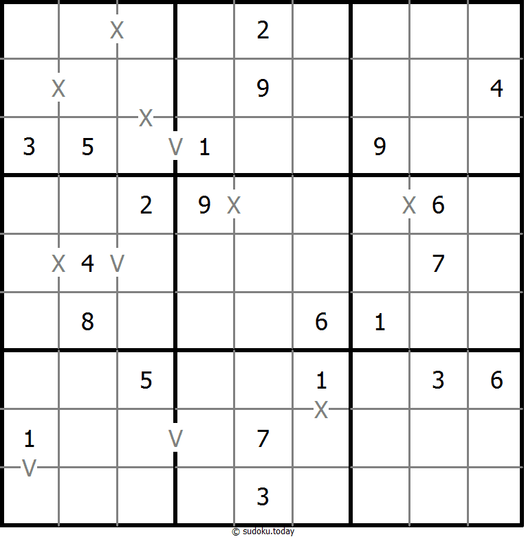 XV Sudoku 30. November 2025